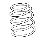 546301G400DS - Suspension: Spring for Kia: Rio, Rio5 Image