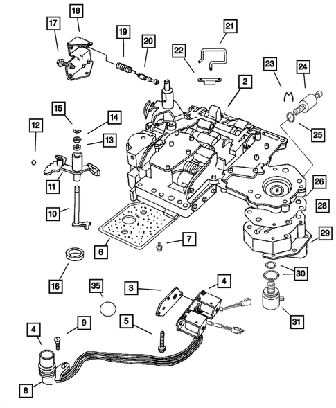 Valve Body for 2003 Dodge Durango #0