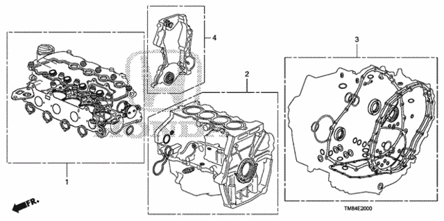 Gasket Kit for 2010 Honda Insight #0