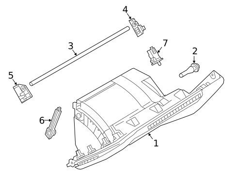 Glove Box for 2018 Jeep Renegade #0