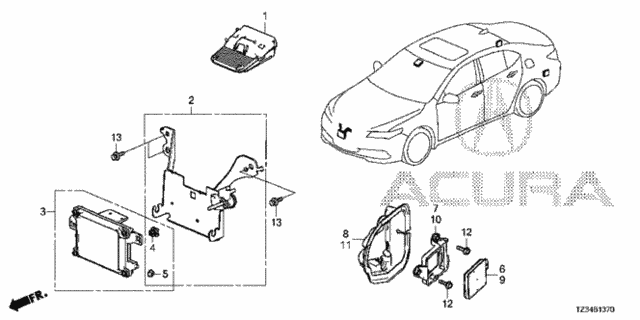 Radar for 2015 Acura TLX #0