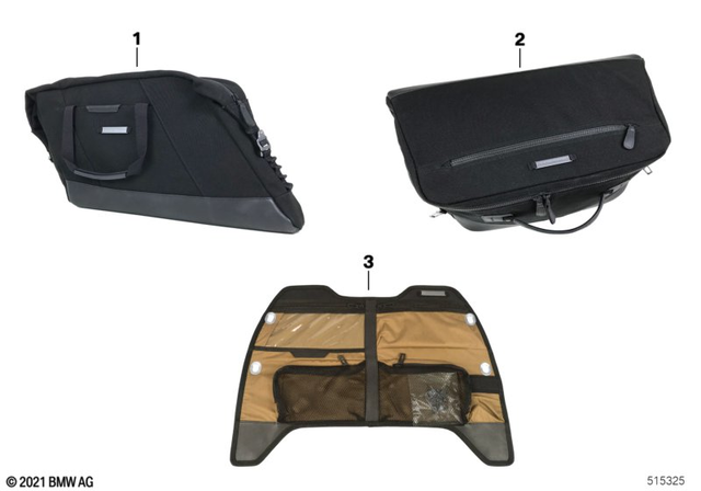 77412467604 - Luggage &amp; Storage: Topcase Organizer for BMW-Motorrad Image