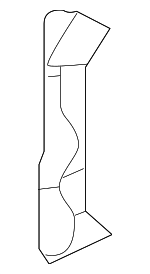 4K0809801A - Body: Filler Plate for Audi: A6 allroad, A6 Quattro, A7 Sportback, RS6 Avant, RS7 Sportback, S6, S7 Sportback Image
