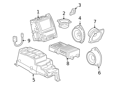 Navigation System for 2012 Cadillac Escalade #0