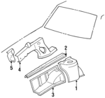 5710512030 - Body: Lower Rail Front Extension for Toyota: Corolla Image