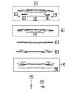 68442246AA - Frame, Bumper and Fascia: Air Inlet Duct, Right for Mopar Image image