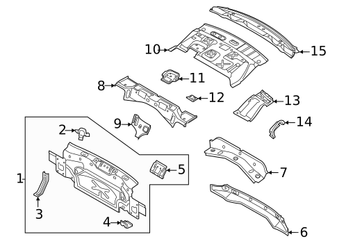 Rear Body for 2021 Volkswagen Jetta #0