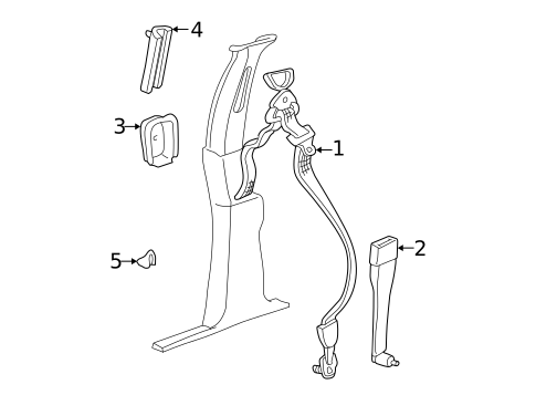 Front Seat Belts for 2000 Jeep Grand Cherokee #0