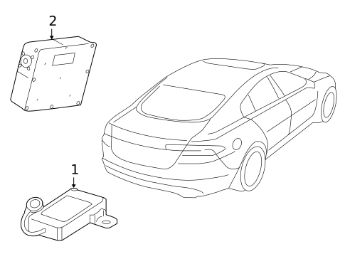 Entertainment System Components for 2010 Jaguar XFR #0