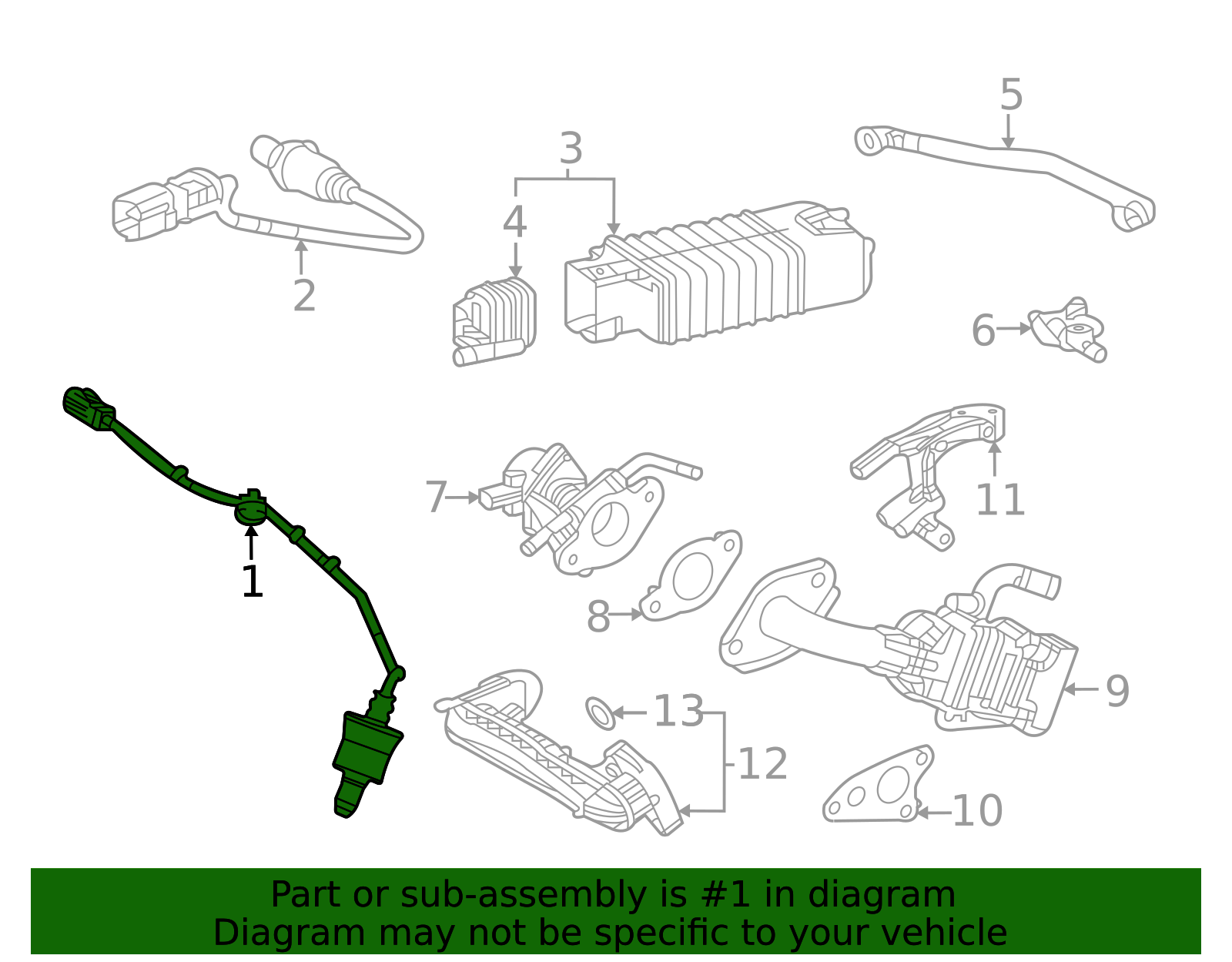 Toyota OEM Oxygen Sensor 89467-0E280 | Toyota OEM Parts Giant