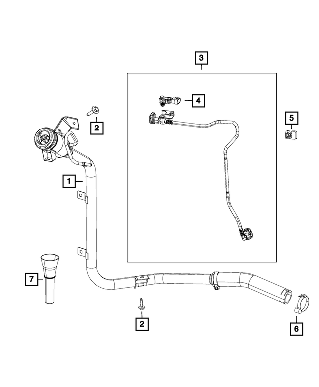 68113657AA - Fuel: Screw for Mopar Image