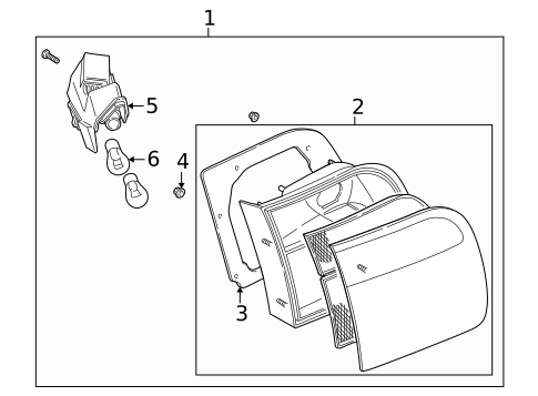 Tail Lamps for 1997 Mazda Millenia #1