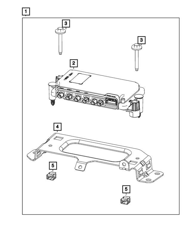 4672644AJ - Electrical: Camera Processor Module for Mopar Image