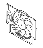 17428641965 - Cooling System: Fan &amp; Motor for BMW: 328d, 328d xDrive, 328i GT xDrive, 335i GT xDrive Image