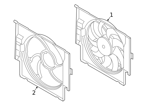Cooling Fan for 2017 BMW 328d xDrive #0