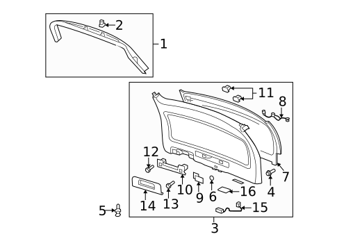 Switches, Solenoids & Actuators for 2010 Saturn Outlook #2