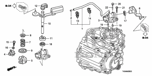 MT Shift Lever - Shift Arm for 2012 Honda Fit #0