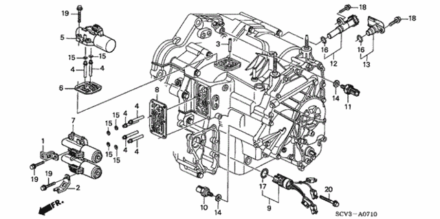 AT Solenoid for 2005 Honda Element #0