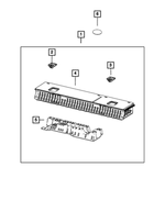 6QL41TX7AB - Interior Trim: Storage Bin for Mopar Image