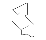 XR856622 - Body: Movable Glass Mount Bracket for Jaguar Image