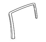 XR851827 - : Glass Run for Jaguar: S-Type Image