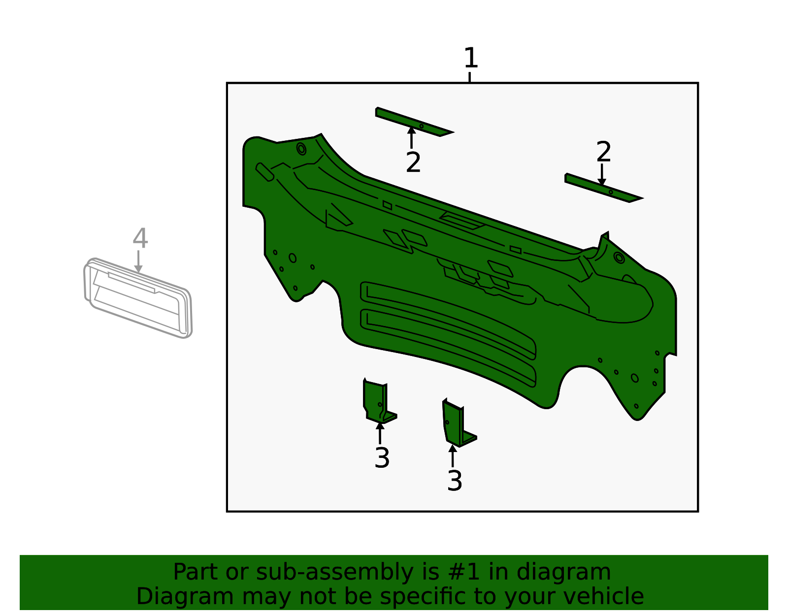 2013-2015 Chevrolet Spark Rear End Lower Panel 95145111 | OEM Parts Online