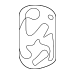 74828S10000 - Body: Wedge for Honda: CR-V Image