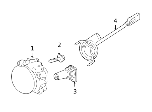 Fog Lamps for 2008 Mercedes-Benz S600 #1
