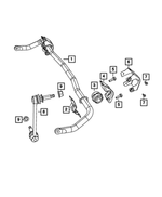 V4895482AC - Front Suspension: Stabilizer Bar Link, Right, Value Line for Mopar Image