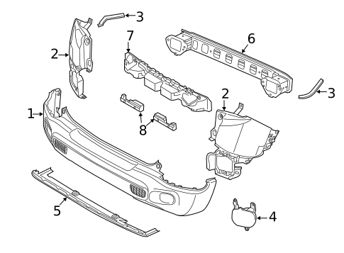 Bumper & Components - Rear for 2020 Jeep Renegade #0