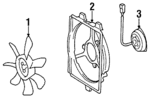 8845320070 - HVAC: Fan Blade for Toyota Image image