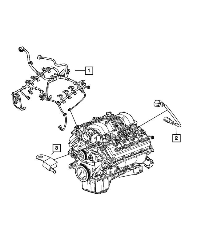 68041677AA - Electrical: Engine Wiring for Mopar Image image