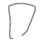 6233150051C1 - Body: Door Weather-strip for Lexus: LS460, LS600h Image