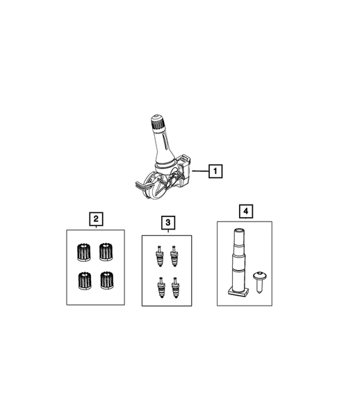 Tire Monitoring System for 2019 Jeep Renegade #0