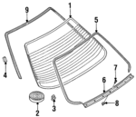 797720E700 - : Reveal Molding for Nissan: Altima Image