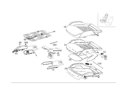 Right Seat for 2016 Mercedes-Benz SL65 AMG #0