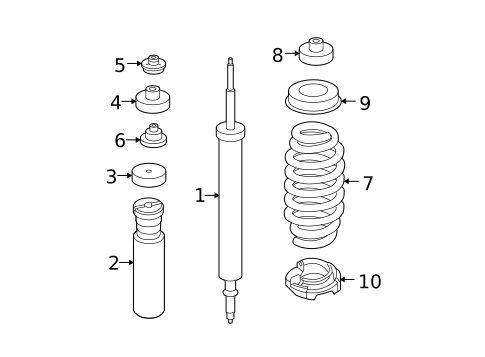 Struts & Components for 2008 BMW M3 #2