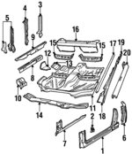 30557112 - : Side Rail for Saab: 900 Image