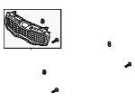 86350D9000 - Body: Grille Assembly for Kia Image