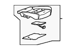 86828145 - Body: Seat Cushion Pad for Chevrolet: Suburban, Tahoe | GMC: Yukon, Yukon XL Image
