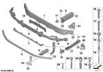 51117011122 - Vehicle Trim: Bumper Bracket Front for Mini: Countryman SE ALL4 Image image