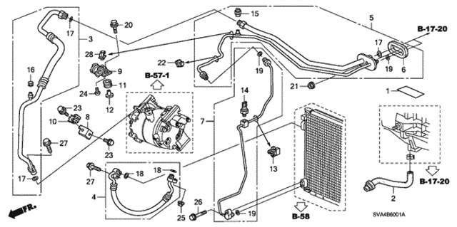 A/C Hoses - Pipes (2.0L) for 2007 Honda Civic #0