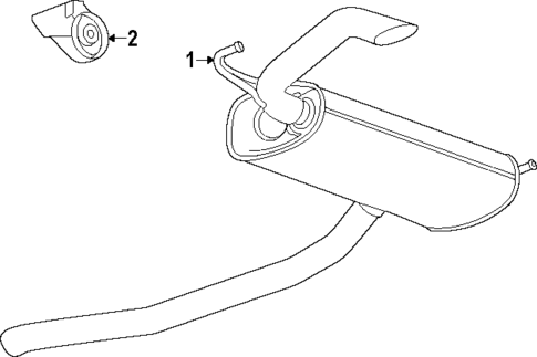 Exhaust Components for 2022 Buick Encore #1