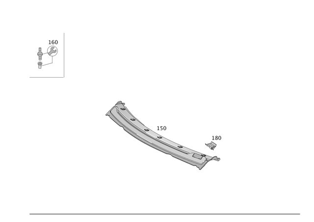1666250231 - Front-End Assembly, Front Panel: Console for Mercedes-Benz Image image
