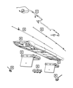 68086999AB - Electrical: Overhead Console Wiring for Mopar Image image