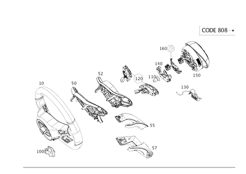 Steering Wheel and Steering Wheel Lock for 2018 Mercedes-Benz S63 AMG #0