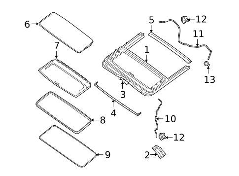 Sunroof for 2009 Suzuki Equator #1