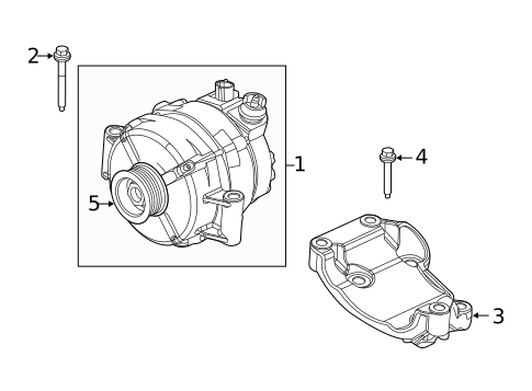 Alternator/Generator & Related Components for 2022 Ford F-350 Super Duty #0