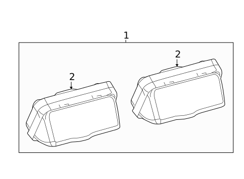 License Lamps for 2021 Toyota Prius Prime #0