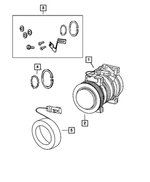 5290012AB - : Air Conditioning Compressor for Mopar Image